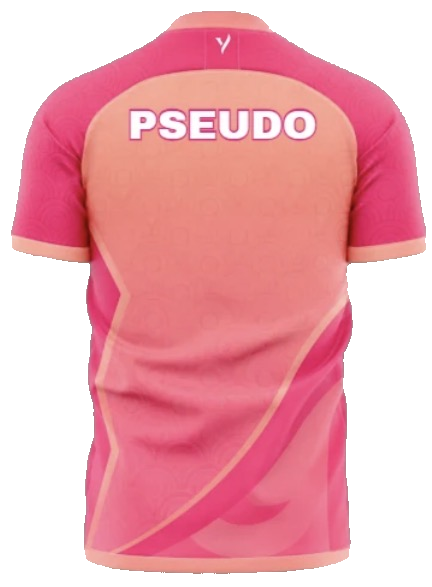 Dos du maillot esport Rose